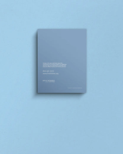 Gray book on a light blue background