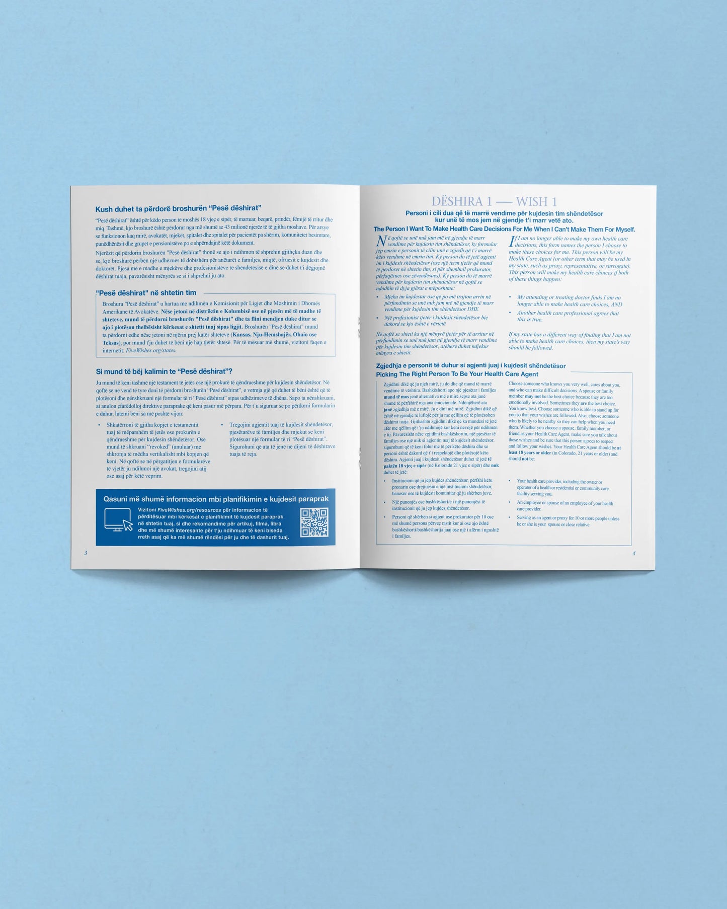 Five Wishes Paper