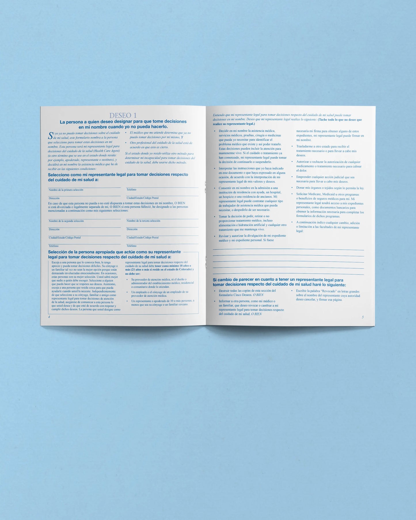 Five Wishes Paper