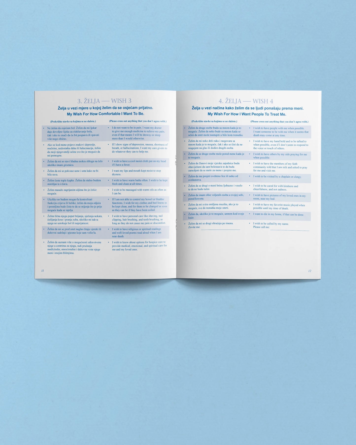 Five Wishes Paper