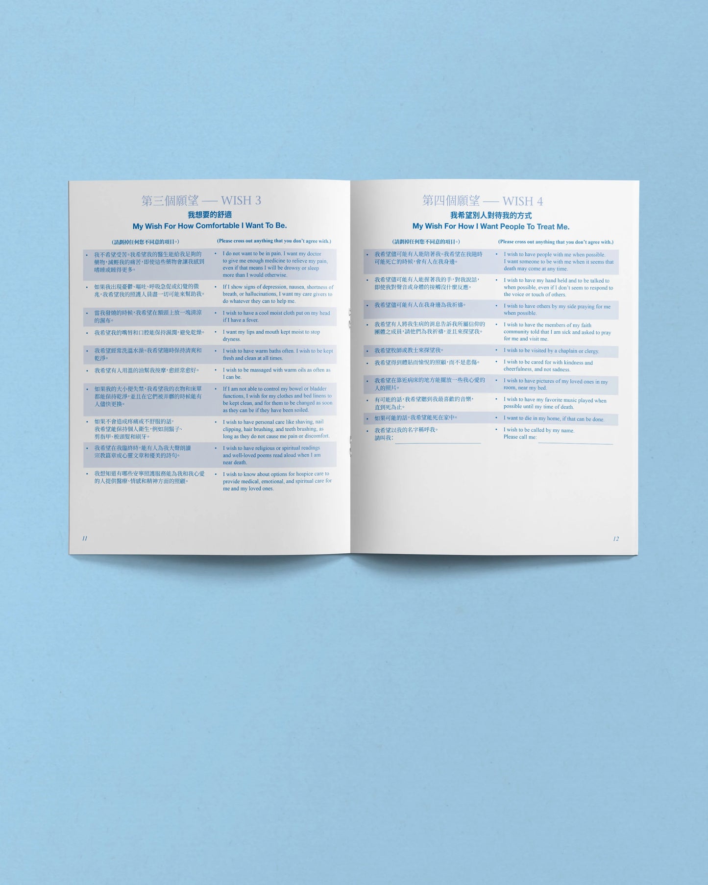 Five Wishes Paper