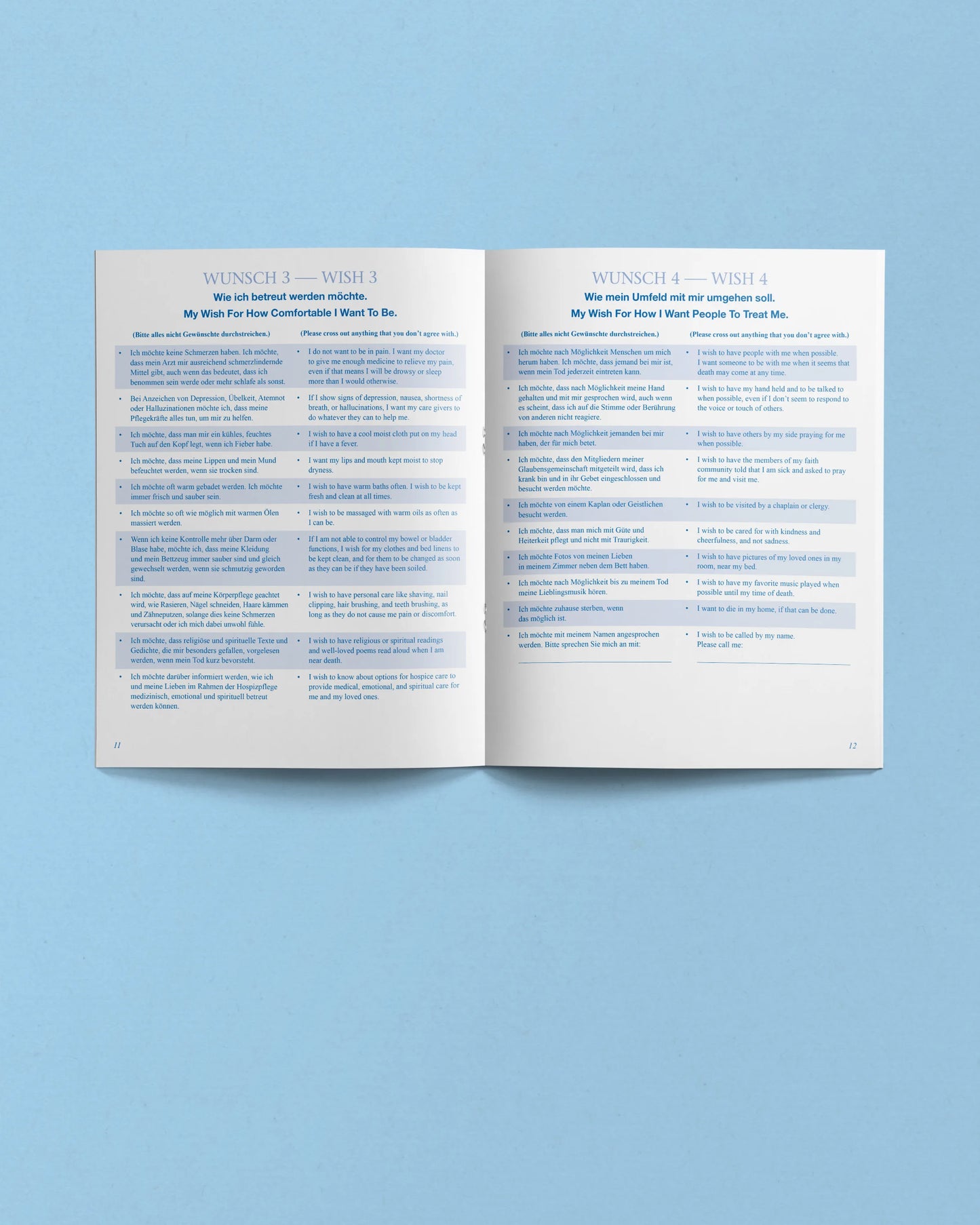 Five Wishes Paper