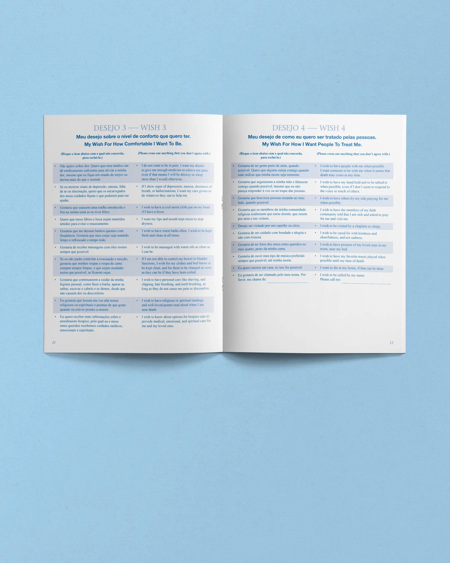 Five Wishes Paper