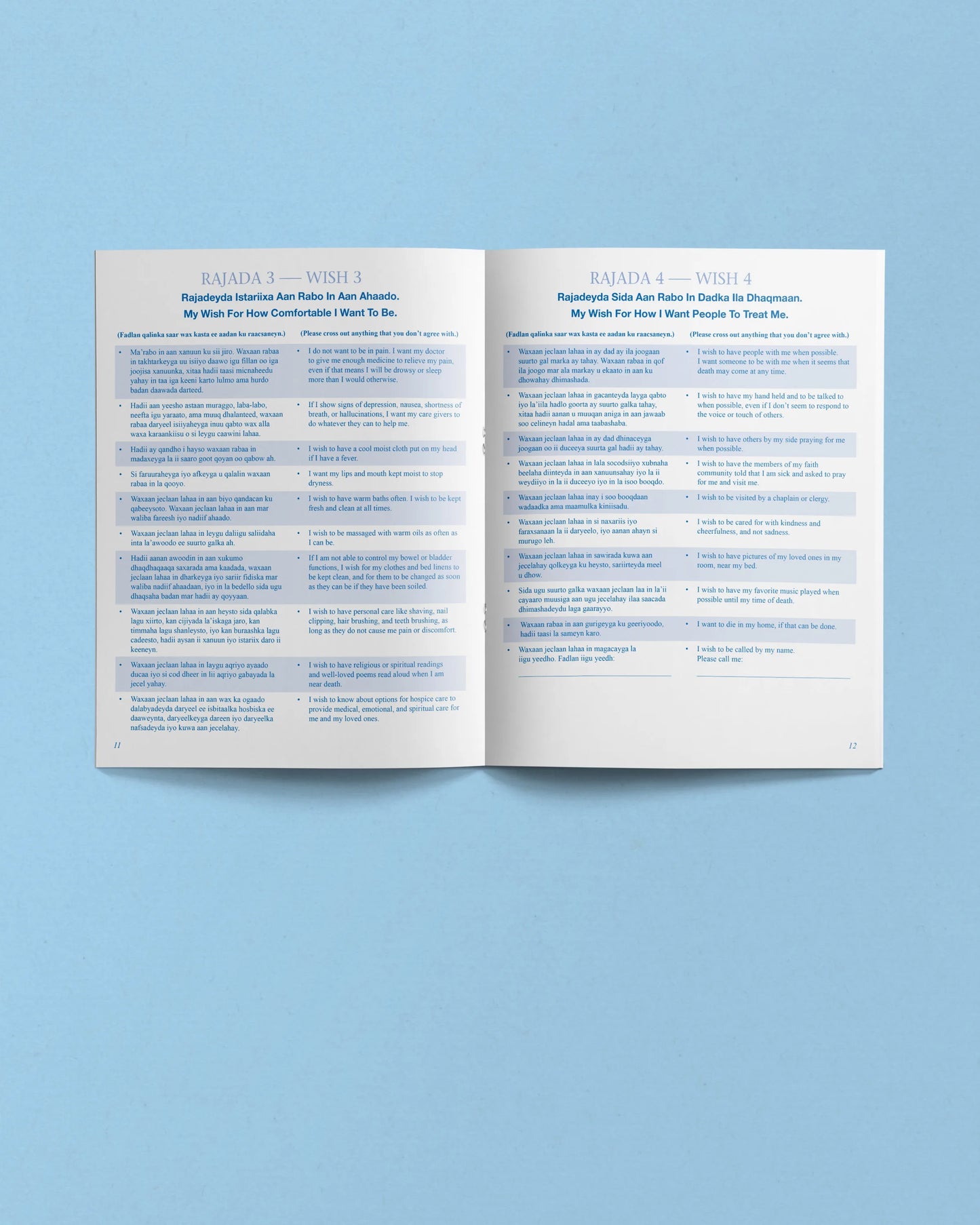 Five Wishes Paper