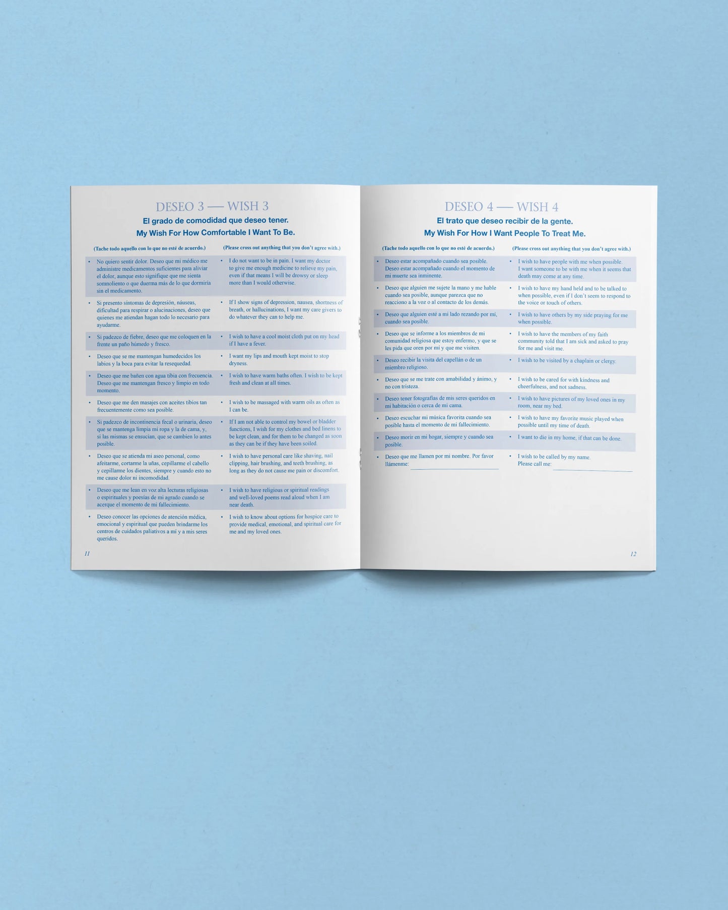 Five Wishes Paper