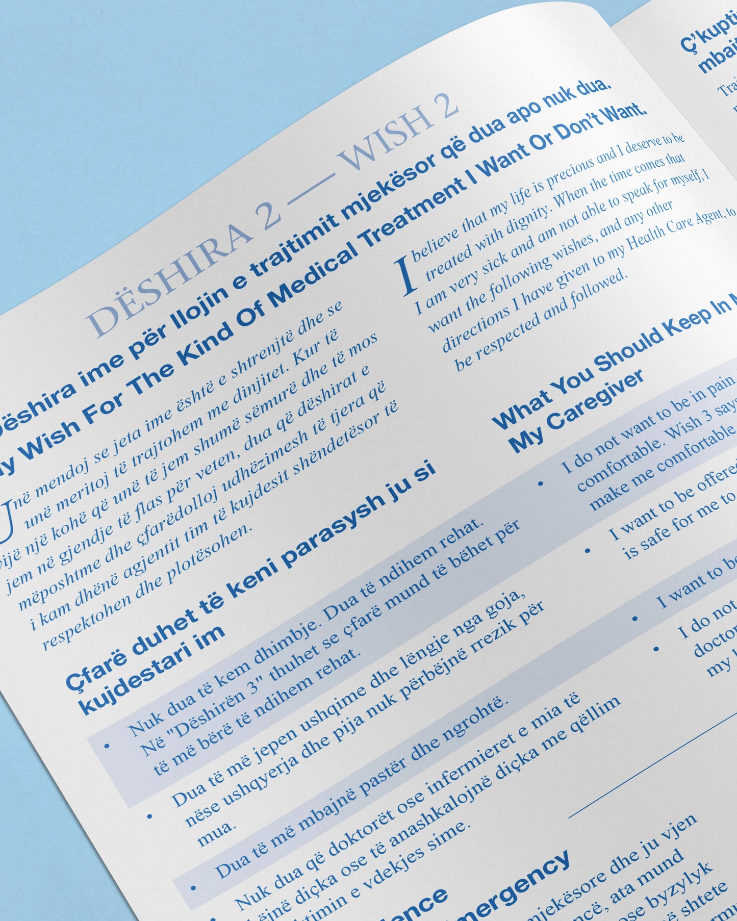 Five Wishes Paper