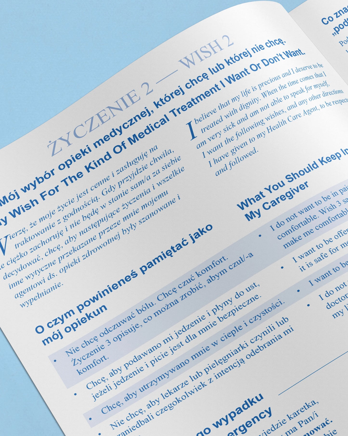 Five Wishes Paper