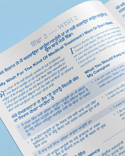Five Wishes Paper