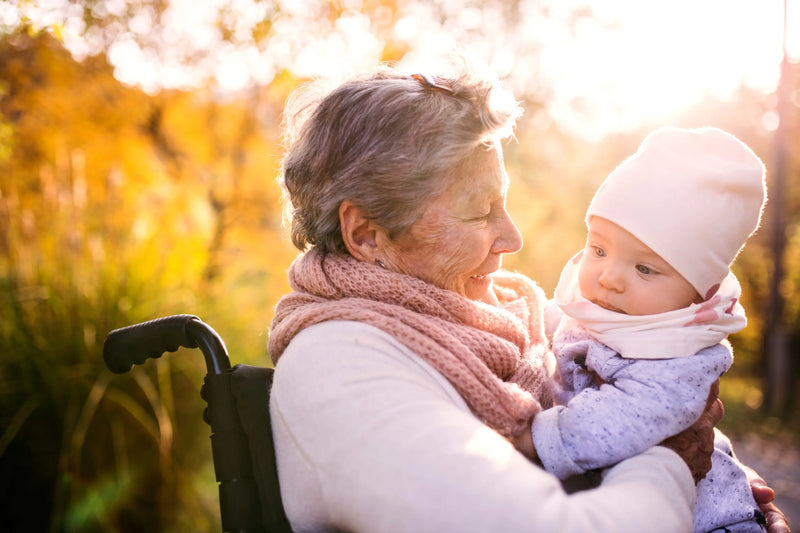 older woman with grandbaby advance care planning